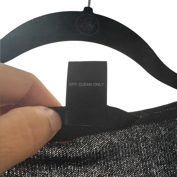 Philosophy By Republic 100% Cashmere Asymmetrical Black Pullover Large - Picture 7 of 11